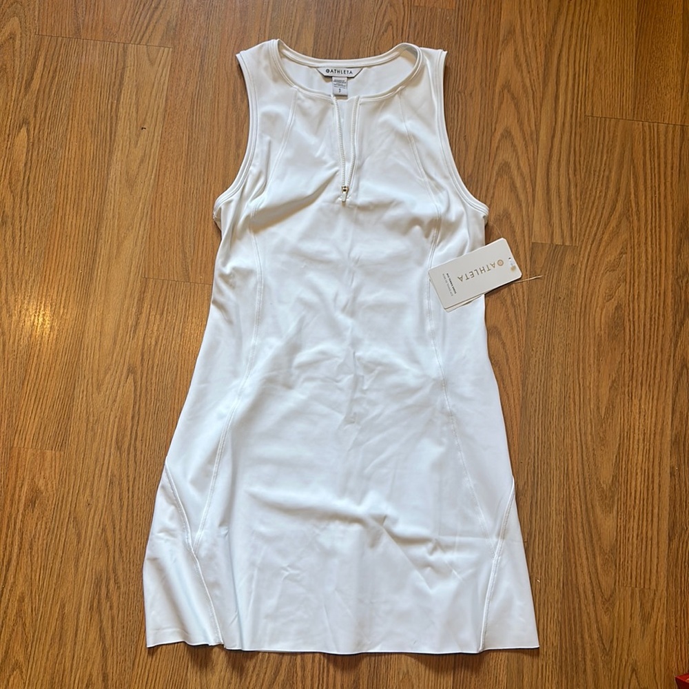 NWT athleta quarter zip ace tennis dress